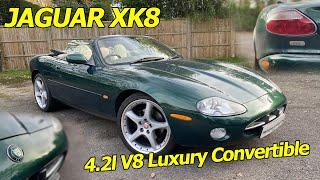 The COOLEST Luxury Convertible - Jaguar XK8 Review (4.2L V8)