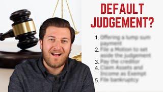 Default Judgement: 5 Things To Consider