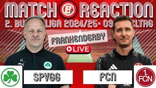 2. Bundesliga | FRANKENDERBY | SpVgg Fürth : 1. FC Nürnberg | 09. Spieltag 2024/25 | Match Reaction