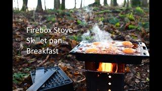 Firebox Stove Skillet Pan Woodland Breakfast