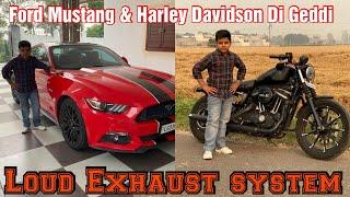 Ford Mustang & Harley-Devidson iron 883 Di Geddi | New bike New Car | Sports car | Super bike | vlog