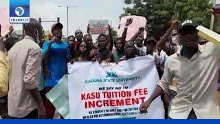 Kaduna Education: University Students Protest Hike In School Fees