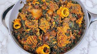 Efo Riro Recipe - How to Make Nigerian Efo Riro with Kale and Spinach
