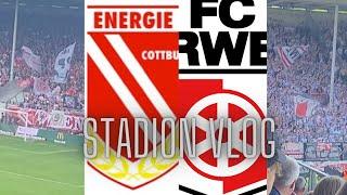 Energie Cottbus vs Rot Weiß Erfurt Stadion VLOG