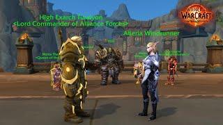 Turalyon and Alleria Dialogue | WoW War Within