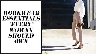 Workwear Essentials *EVERY* Woman Should Own (Work Wardrobe Basics 101) | Mademoiselle