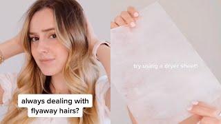 Fix Flyaway Hairs With This Hack!