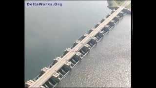 Deltawerken, Deltaworks, Aerial Footage