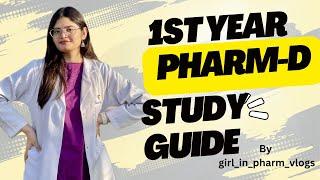 How to study in 1st year of Pharm-D?|Study guide|1st year Pharmacy #studyguide #pharmacystudy