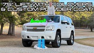 BIG BETTY GETS NEW COILOVER LIFT KIT!!! | POWDER COATED |