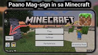 Paano Mag-sign in sa Minecraft 1.22 |  Minecraft Pocket Edition Mag-sign in
