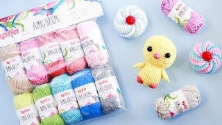 Обзор пряжи Katia Amigurumi / Набор пряжи для вязания игрушек амигуруми