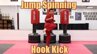 KARATE Lesson 32 - Jump Spinning Hook Kick