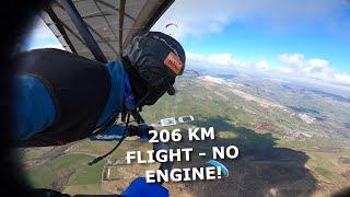 HANGGLIDING - 206KM - NO ENGINE!