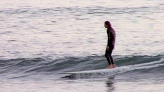 Derrick DISNEY | Riding a GLIDER (San Onofre Four Doors) Raw Footage