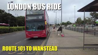 London Bus Route 101 Full Journey From Beckton Bus Station To Wanstead