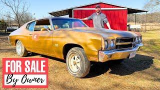 I Found a 1970 Chevelle SS 396 PROJECT Car For Sale!