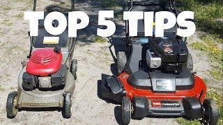 Top 5 Tips for Buying USED Lawn Mowers