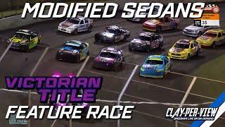 Modified Sedans | Victorian Title 2023/24 - Warrnambool - 24th Feb 2024 | Clay-Per-View