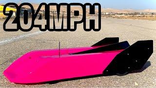 DUAL MOTOR RC CAR DOING 204MPH