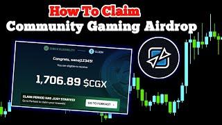 How To Claim Community Gaming Airdrop || Cgx Coin Price Prediction || Community Gaming Airdrop Claim