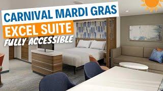 Carnival Mardi Gras EXCEL SUITE Fully Accessible Cabin 10367