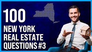 New York Real Estate Exam 3 2023 (100 Questions with Explained Answers)