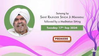 Satsang By Sant Rajinder Singh Ji Maharaj - Sep 17, 2024