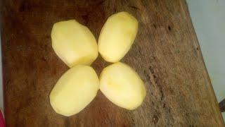 How to peel potatoes fast without boiling