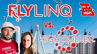 Should You FlyLinq or Ride the High Roller???  Fun at the Linq Promenade!