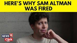 OpenAI ChatGPT News | OpenAI's Sam Altman, Co-Founder Greg Brockman Fired | English News | N18V