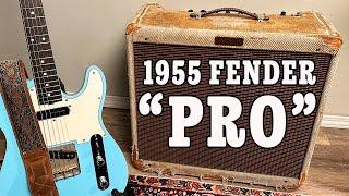 Original 1955 Fender Pro Amplifier - Magical Tone!