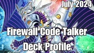 Yu-Gi-Oh! | Firewall Code Talker Deck Profile | July 2024 | Indigo TCG