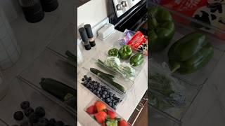 fridge restock #fridgerestock #fridge #restock #asmr #organization #kitchen