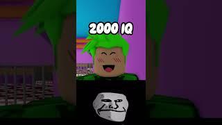 2000 IQ ROBLOX OBBY SKIP! (Troll Face Meme) #shorts