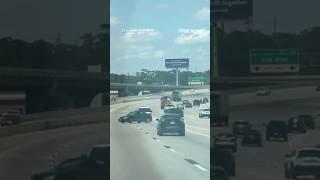 Wild moment caught on cam of a car swerving out of control #shorts #news #us #viralvideo #car #scary