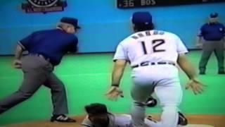 Jay Buhner Cannon Throws Out Fernando Vina At Third!