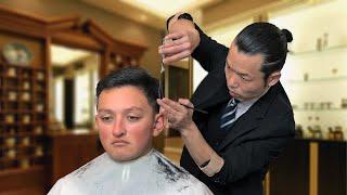 VIP Full Treatment at High Class Japanese Hair Salon Where Prime Ministers Get Haircut (ASMR)