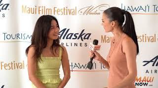 Malika Interviews Maya Erskine, Maui Film Festival's Rising Star Recipient