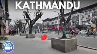 Kathmandu DURBARMARG CONCRETE Foothpath 2025 FINAL LOOK After BALEN Action in Nepal