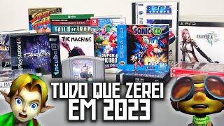 TODOS os Jogos que ZEREI em 2023!!!