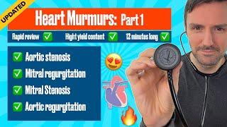 Heart murmurs for beginners    Aortic & Mitral stenosis, Aortic & mitral regurgitation