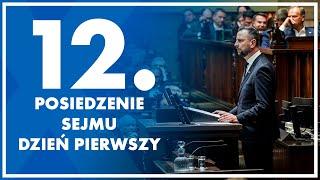 12. posiedzenie Sejmu - dzień pierwszy.  22 maja 2024 r.
