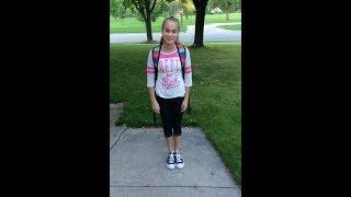 Vanessa's first day of school, 6th Grade