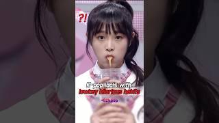 Kpop idols with lowkey hilarious habits #kpop #kpopidol #yena #minnie #karina #taehyun #aespa