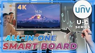 Multi-Touch Smart Interactive 4K Display w/ White Board, Teaching Tools From Uniview (U-C Series)
