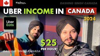 How much can Uber driver make in Canada 2024