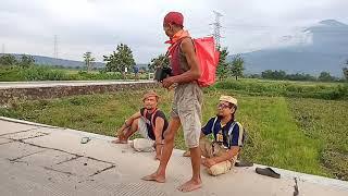 ngabuburit Mbah bolang bersama trio ceblong