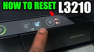 HOW TO RESET INK PAD COUNTER EPSON L3210  L1210  L3250 L3251 L3260 L5290 blinking light error