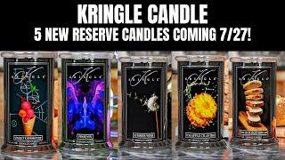 KRINGLE CANDLE 5 NEW Reserve Candles Coming 7/27!